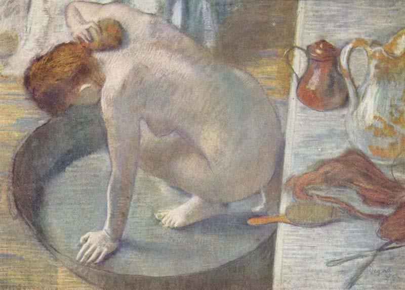 Edgar Degas The Tub oil painting picture